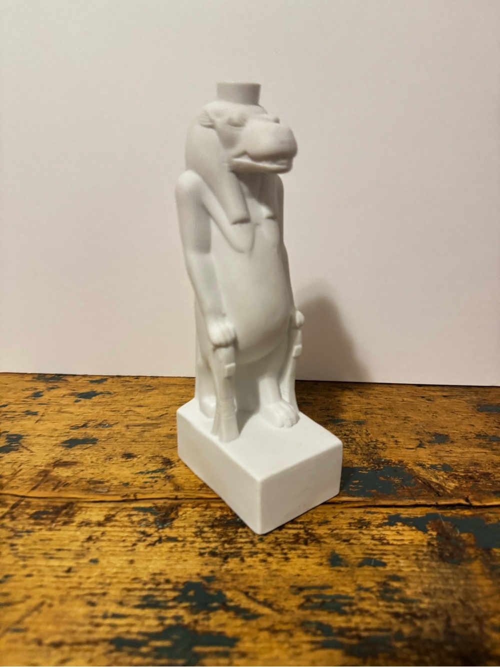 White Egyptian Style Decorative Statuette - Home Accents
